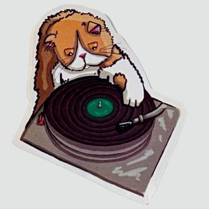 DJ Ian Cat Sticker