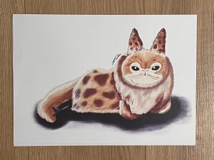 Loth Cat A4 Print