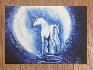 Unicorn A4 Print